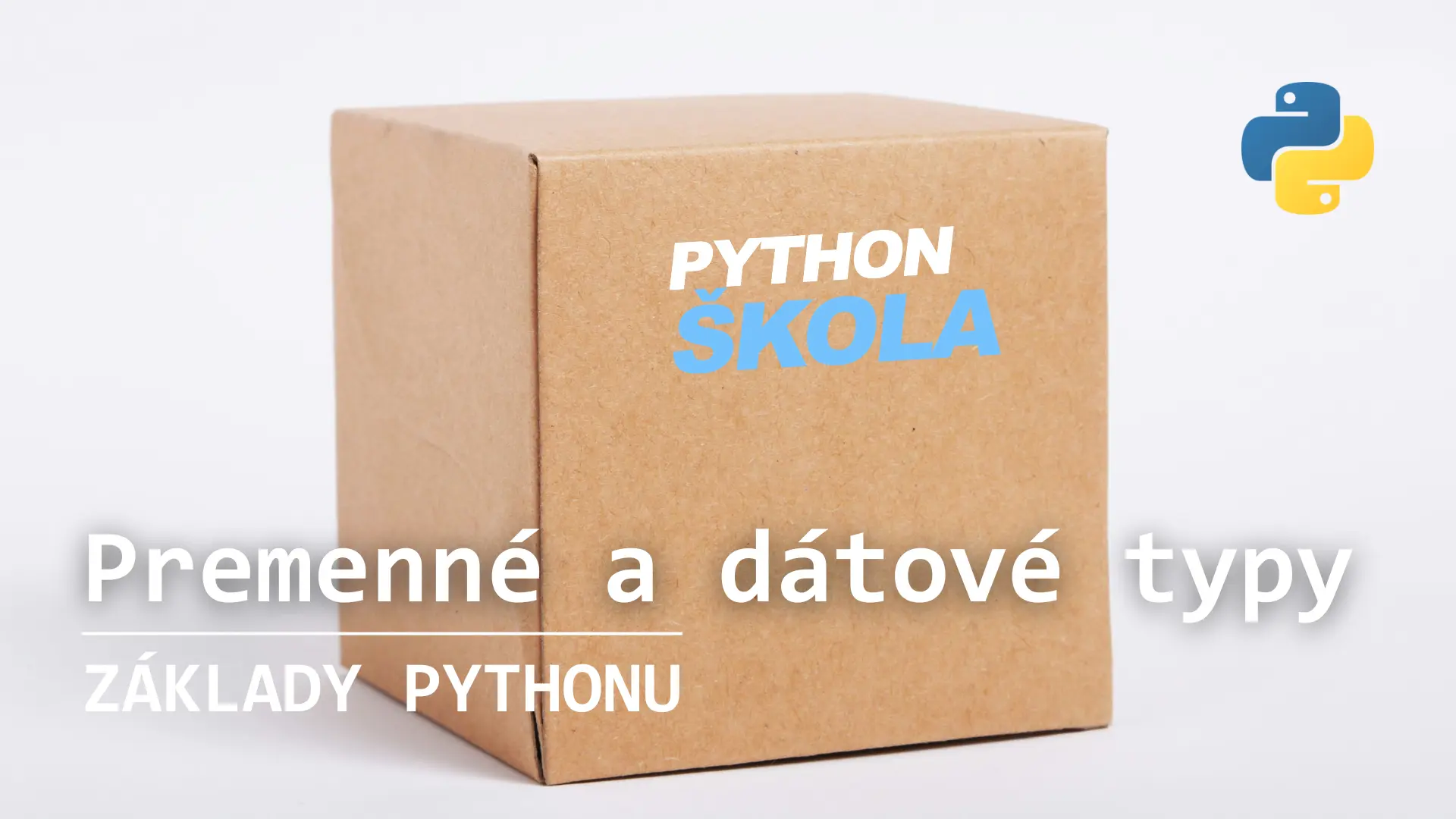 Premenné a dátové typy